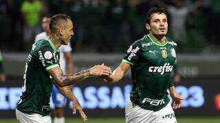 Raphael Veiga fez o gol da vitória diante do Bahia no Allianz Parque (Foto: Cesar Greco/Palmeiras) 