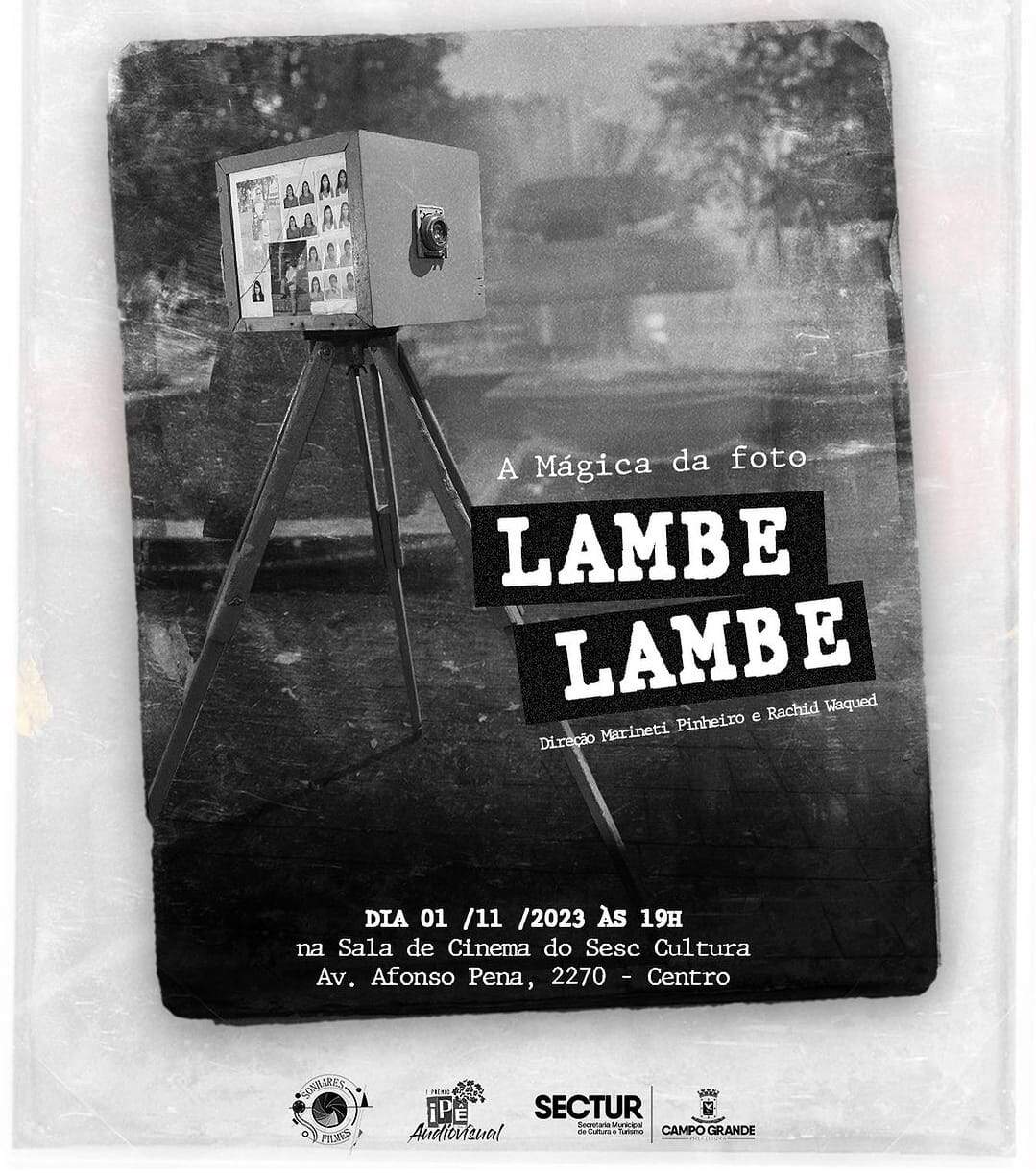 Curta-metragem sobre fotógrafos lambe lambe será exibido nesta semana