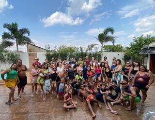 Família Moraes passou a se reunir anualmente e integrantes só aumentam. (Foto: Arquivo pessoal)