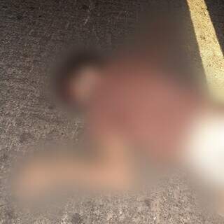 Homem atropelado em rodovia BR-262 (Foto: Direto das Ruas)