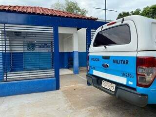 Prédio do Batalhão da Polícia Militar, que foi acionada para atender ocorrência (Foto: O Pantaneiro)