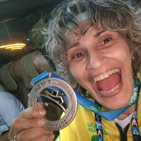 Lutadora de bra&ccedil;o de MS &eacute; vice-campe&atilde; mundial na Ar&aacute;bia Saudita