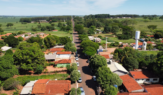 Vista aérea do município de Glória de Dourados, a mais de 260 km da Capital (Foto: Edemir Rodrigues)