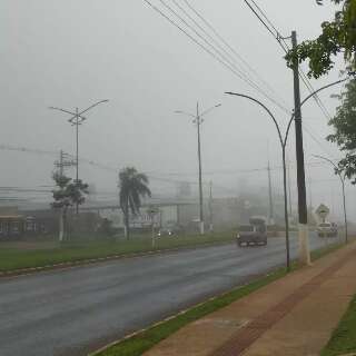 Tempo muda e fronteira é tomada por nevoeiro nesta manhã