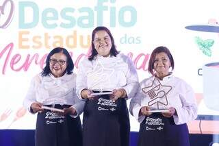 Ganhadoras da 2ª edição do Desafio das Merendeiras (Foto: Sebrae/MS)