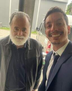 Ator de Campo Grande, Diego Chaparro atuou ao lado de Tony Ramos. (Foto: Arquivo pessoal)