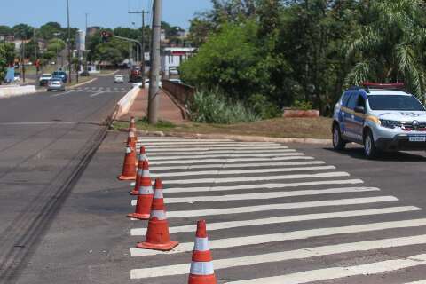 Trecho da Ernesto Geisel é interditado para poda de árvores