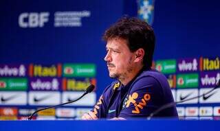 Técnico Fernando Diniz em convocação dos atletas da Seleção Brasileira (Foto: Rodrigo Ferreira/CBF)