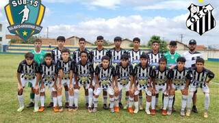 Elenco da equipe sub-15 do Operário que representará o time em Minas Gerais (Foto: Divulgação/Operário)