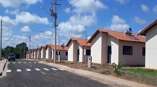 Casas financiadas pelo programa MInha Casa Minha Vida, em Campo Grande (Foto/Divulgação)