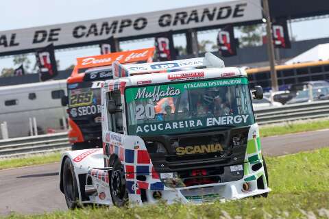 Líder do campeonato é pole da Fórmula Truck em Campo Grande