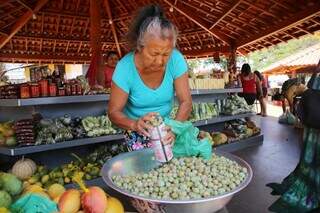 Indígenas ajudam a não deixar sabor da Guavira morrer em Campo Grande (Foto: Paulo Francis)