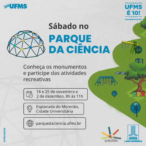 Parque da Ci&ecirc;ncia UFMS promove visita de monumentos aberta ao p&uacute;blico externo 