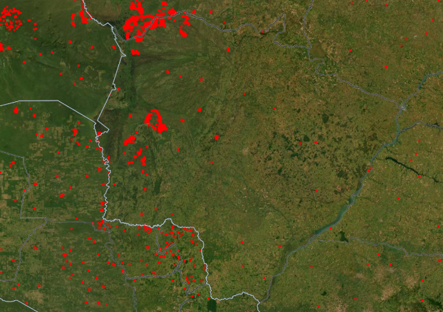 Em 24h, n&uacute;mero de focos de inc&ecirc;ndio aumentam 178,5% em MS 