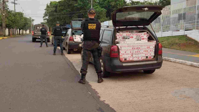 DOF apreende espingardas, muni&ccedil;&otilde;es e cigarros em rodovias de MS