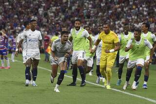 Jogadores comemoram gol de Bruno Rodrigues. (Foto: Staff Images/Cruzeiro)