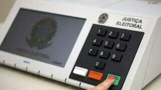Urna eletrônica de votação usada em todo o território nacional (Foto: TRE-MS/Divulgação)  