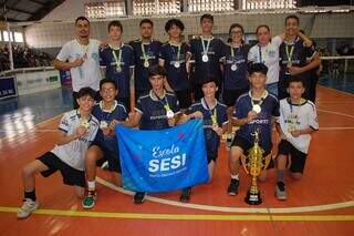 Da Capital, equipe Escola Sesi vence a categoria masculina (Foto: Divulgação)