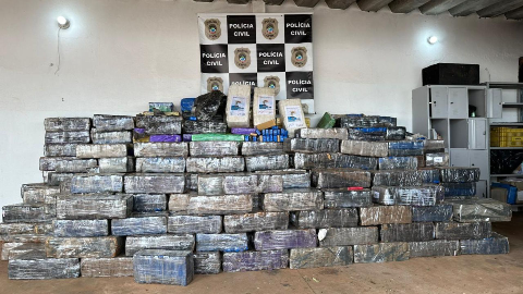 Polícia Civil apreende 7,5 toneladas de maconha em milharal