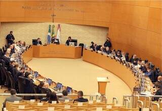 Sessão do Tribunal Pleno do TJMS. (Foto: Divulgação TJMS)
