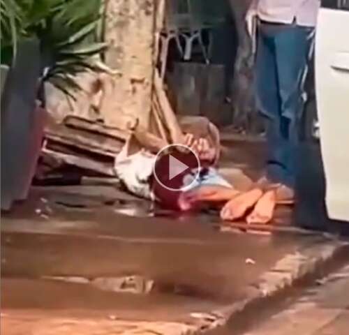 Homem &eacute; baleado, suspeito de invadir casa onde estavam crian&ccedil;a e adolescente