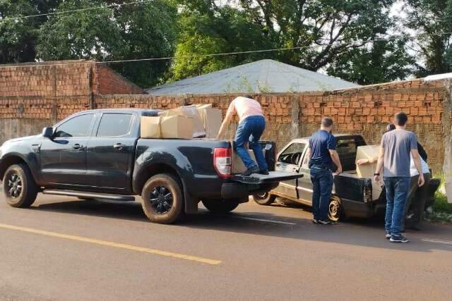 Traficante usa motorista de frete para despachar meia tonelada de maconha