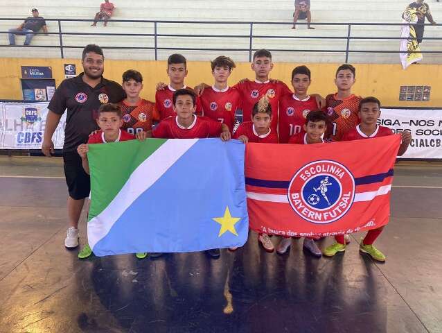 Com time de MS, competi&ccedil;&atilde;o nacional de futsal sub-14 come&ccedil;a no s&aacute;bado 