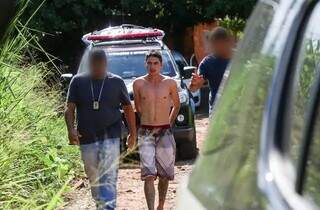 Matheus no dia do crime, quando foi preso por equipe do GOI (Fotp: Henrique Kawaminami | Arquivo)