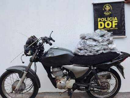Motociclista é preso com carga de haxixe marroquino avaliada em R$ 1,2 milhão