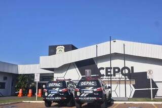 Depac Cepol, em Campo Grande, onde o caso foi registrado. (Foto: Paulo Francis/Arquivo)