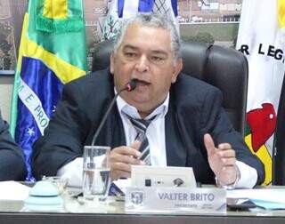 O vereador Valter Brito da Silva, que está preso há 12 dias (Foto: A Gazeta News)