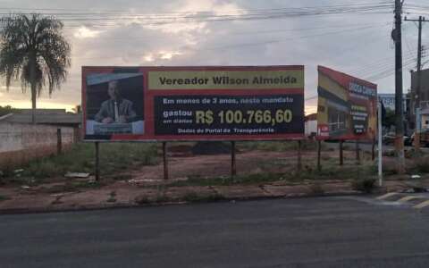 Vereador diz que “torrou” R$ 103 mil em diárias buscando verba para obras