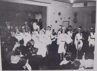 Festas feitas no clube se destacavam com danças. (Foto: Arquivo/Rádio Clube)