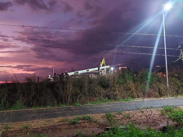 Taquarussu registrou 2,4 mil quedas de raio durante temporal