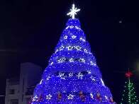 São Gabriel do Oeste lança iluminação de Natal com árvore de 5 metros