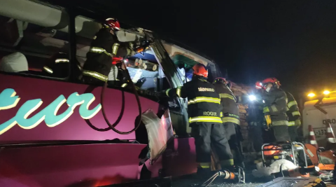 Motorista de Três Lagoas e passageiro morreram em acidente envolvendo ônibus