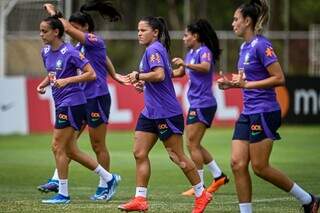 A Seleção Brasileira Feminina encerrou os treinos nessa terça-feira (5) (Foto: Staff Images/CBF)