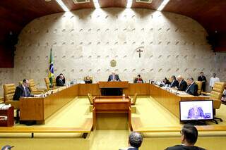 Plenário do Supremo Tribunal Federal desta quinta-feira (7), em Brasília (DF) (Foto: STF)