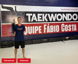 Atleta de taekwondo Luiz Felipe disputará a competição na categoria adulto até 58 kg (Foto: Divulgação)