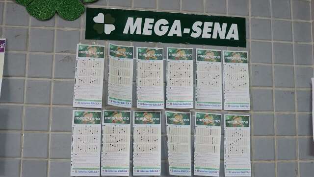 Duas apostas de MS carimbam cinco n&uacute;meros e faturam R$ 43 mil na Mega-Sena