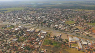 Município de Bataguassu visto de cima (Foto: Divulgação/Assomassul)