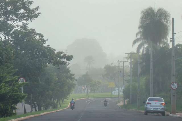 Campo Grande amanhece sob nevoeiro, e temperatura vai chegar a 32ºC