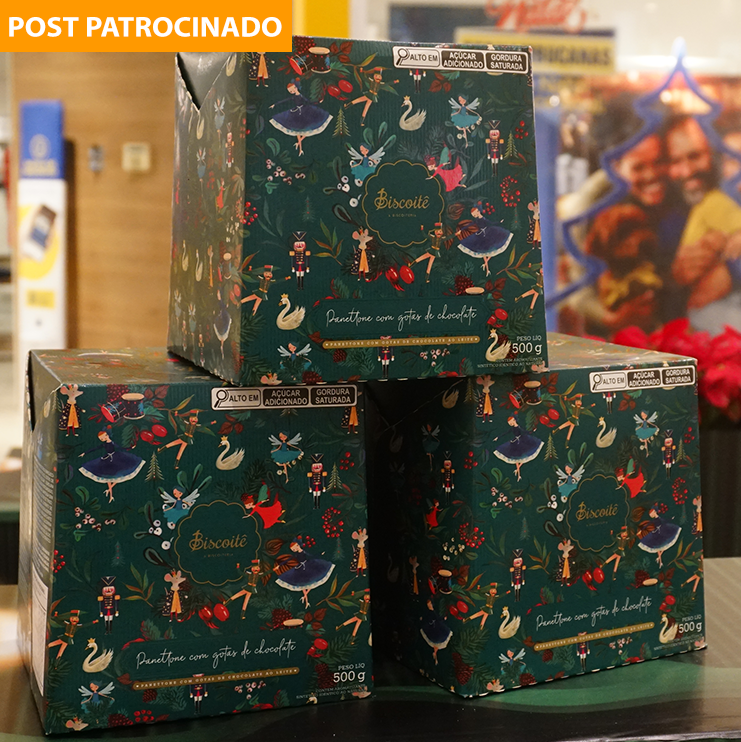 No Natal do Shopping Campo Grande você compra, doa e ganha panettone Biscoitê