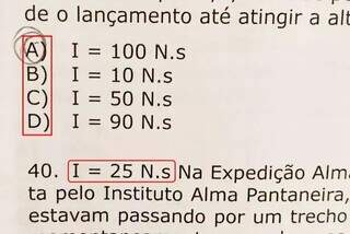 Questão redigida de forma incorreta no vestibular da UEMS (Arte: Barbara Campitelli)