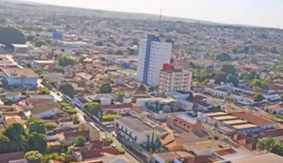 Município de Paranaíba, distante 408 quilômetros de Campo Grande, vista de cima (Foto: divulgação)