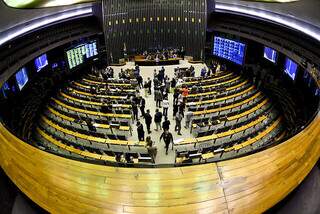 Plenário da Câmara dos Deputados durante sessão conjunta do Congresso Nacional destinada à deliberação de vetos presidenciais (Foto: Foto: Marcos Oliveira/Agência Senado)