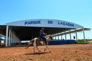 Como ficou a pista coberta (Foto: Bruno Rezende/Governo de MS)