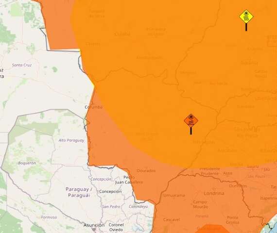 Quatro cidades de MS registram mais de 40&deg;C 