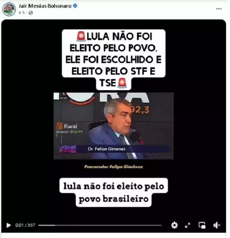 Apagado por Bolsonaro, MPF recupera v&iacute;deo de procurador de MS