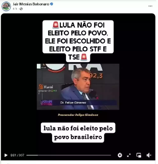 Apagado por Bolsonaro, MPF recupera vídeo de procurador de MS